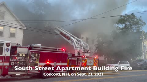 South Street Apartment Building Fire In Concord