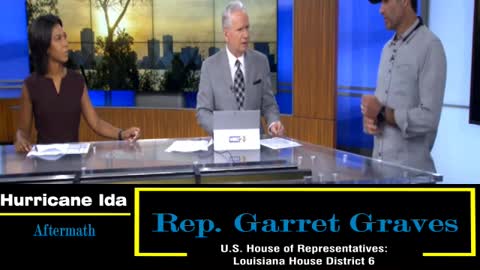 US Congressman Garret Graves from LA House District 6 Discusses Hurricane Ida - Pt 1