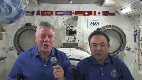 Station Crew Discusses Life in Space With Famed Environmentalist