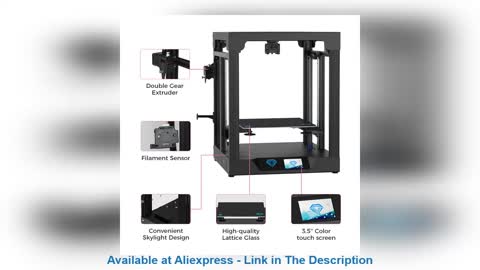 ✅ Twotrees SP-5 3D Printer Core XY Large Build Volume PEI Kit Mute Drive Dual Drive Extruder TFT35