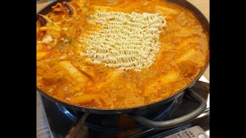 Spicy Korean food