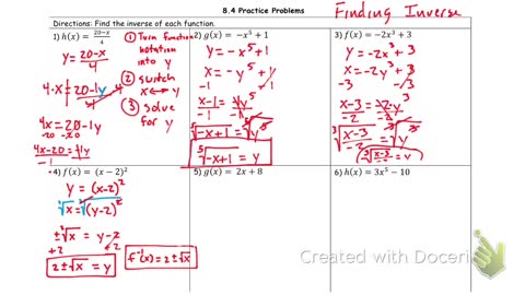 Inverse Functions