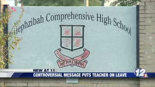 Teacher put on leave for Confederate Flag lesson