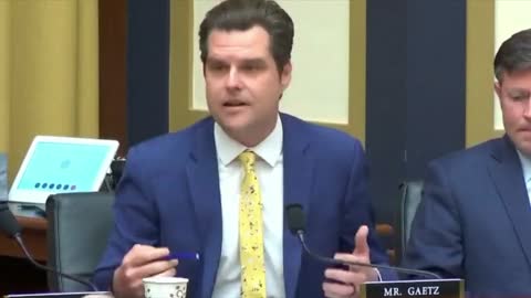 Rep. Matt Gaetz: "The left wants to use federal law enforcement to target Americans"