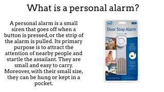 What is a Personal Alarm, and Why is it Used?