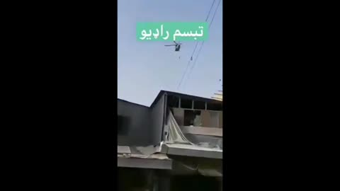 Taliban reported using left behind US army helicopters to hang people in a public show of dominance.