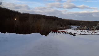 Snow tubing at Shawnee Mountain