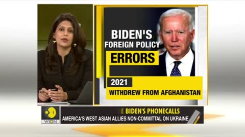 Biden's foreign policy bungles.
