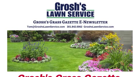 Landscape Greencastle Pennsylvania Grosh's Grass Gazette August 2023 Video E-Newsletter