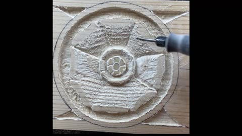 Relief Carving Flower