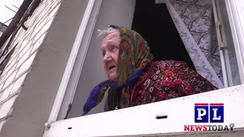 Ukrainian Woman Says Ukraine Forces Destroyed Neighborhood (Patrick Lancaster reporting)