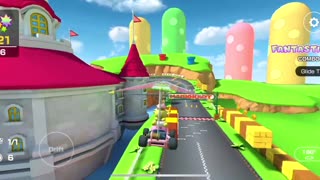 Mario Kart Tour - Peach Cup Challenge: Combo Attack Gameplay