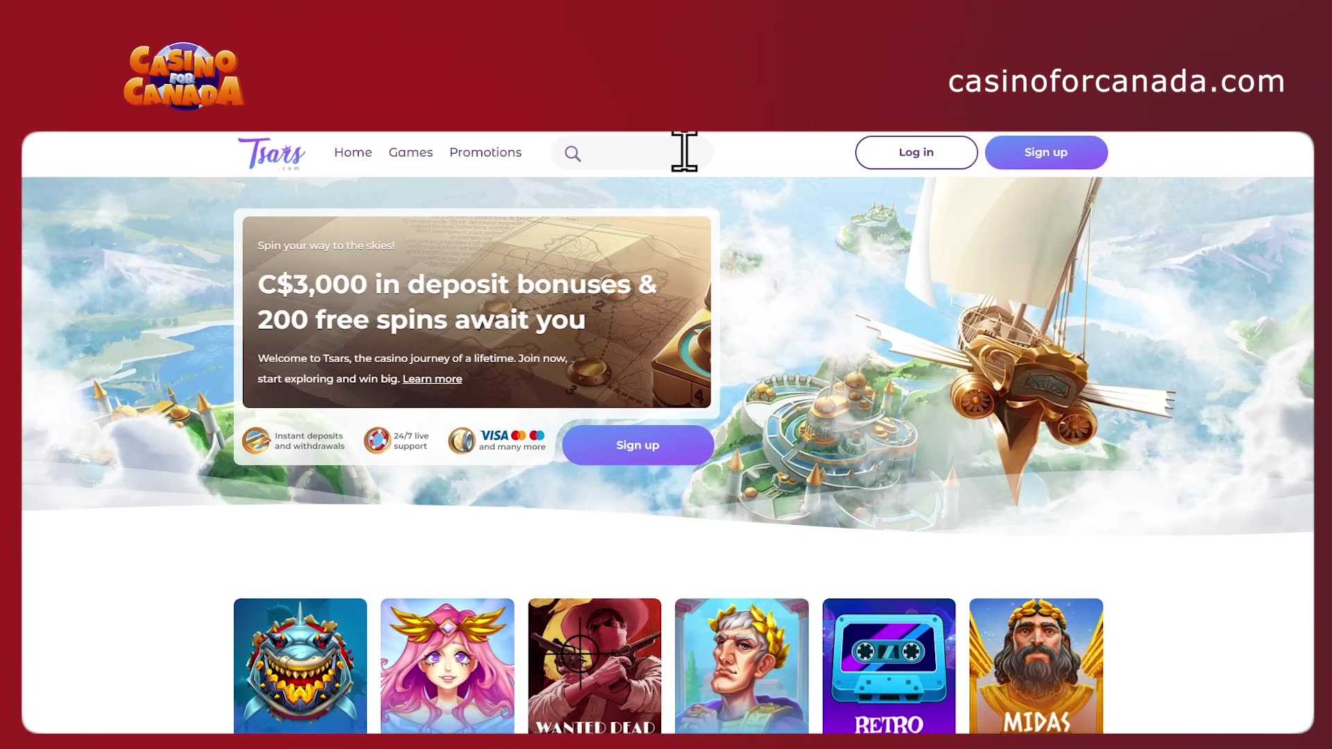 Tsars Casino Review