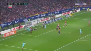 Gol de Luis Suarez vs Atletico Madrid