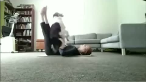 Funny Dogs Doing Yoga