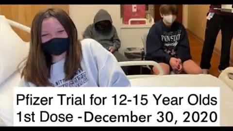 Pfizer 12 year old trial victim