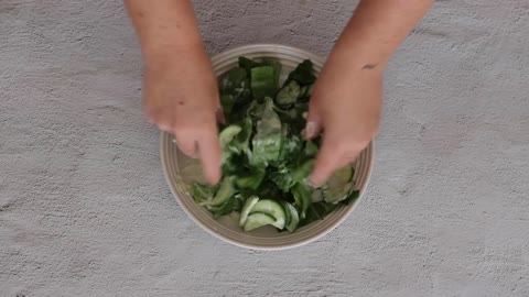 Crispy Chickpea Salad - Vegan Meal - Easy Vegan Dinner Recipes