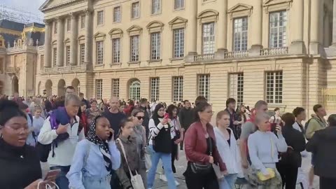 The Palace of Versailles near Paris is now being evacuated due to a HAMAS terrorist threat