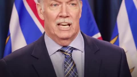 B.C. premier John Horgan shouts insults toward Victoria protests