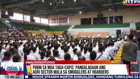PBBM sa mga taga-Capiz: Pangalagaan ang agri sector mula sa smugglers at hoarders