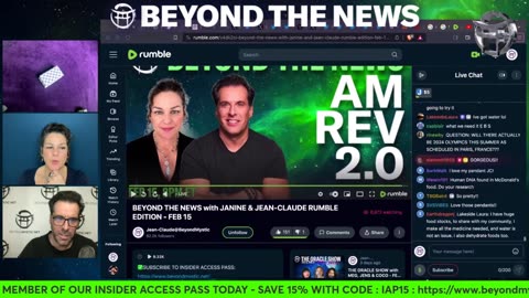 Tarot By Janine -BEYOND THE NEWS with JANINE & JEAN-CLAUDE RUMBLE EDITION - FEB 17