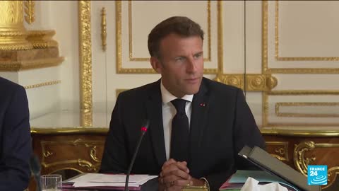 French President Macron proclaims the "end of abundance," cites sacrifices to "defend freedom."