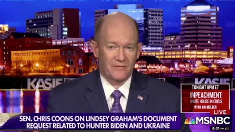Dem Senator Coons Tells MSNBC That Lindsey Graham ‘Will Come To Regret’