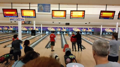 Spencer bowling Stars and Strikes VID_20231111_132731