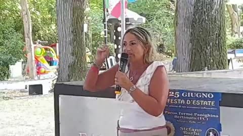 25-06-2022 Intervento di Lilly Giordano a Bertinoro - Parco Panighina - Riprese fatte da 9MQ