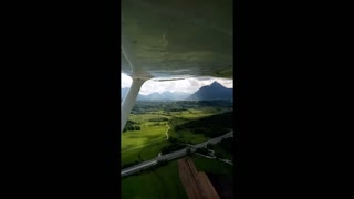Private Plane Approach into Salzburg, Austria