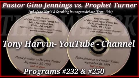 Pastor Gino Jennings vs Prophet Turner - End of the World & Tongues Debate 1994 CLASSIC