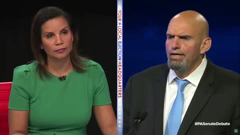 Moderator Presses Fetterman on Fracking: "You've Made Two Conflicting Statements"