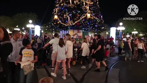 Disney’s Magic Kingdom New Year’ 2023 _ Very Crowed & Dinner At Ohana _ Disney Parks.mp4