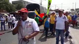Así avanza la marcha de maestros en Cartagena