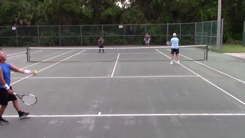 4.0 Tennis Doubles on the Hardcourts in Sarasota