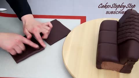 Chocolate Sofa Cake by Cakes StepbyStep new