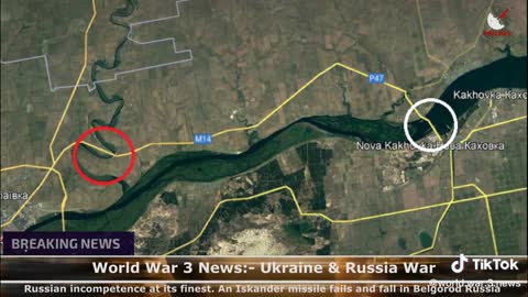 Ukraine takes out Russians bridge as kherson counter -offensive ramps up