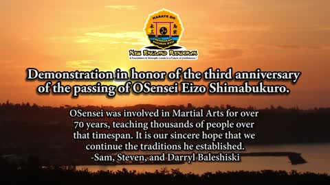 Demonstration in Honor of OSensei Shimabukuro