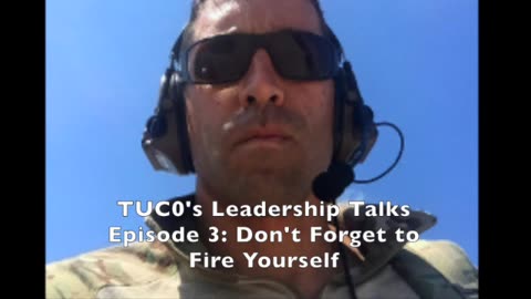 TUC0's Talks Episode 3: Don't forget to Fire Yourself