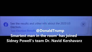 Smartest man in the room' has joined Sidney Powell's team Dr. Navid Kershavarz-Nia