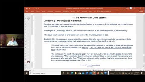 The Essence of God – Omniscience, Omnipotence, Omnipresence, Veracity