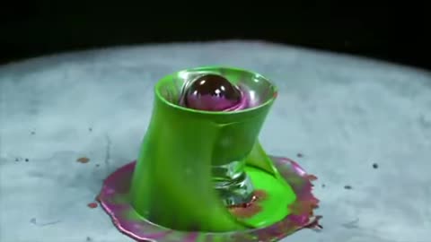 Slowmotion ink explosion