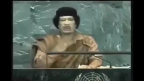 GADDAFI - THATS WHY HE WAS MURDERED