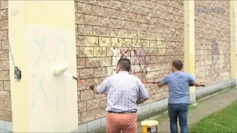 Akcija prekrečavanja grafita na nekoliko javnih objekata u Brčkom