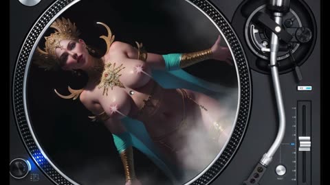 Digital Art as a Turntable Slipmat