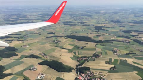 Outside view of an Airplane Wing