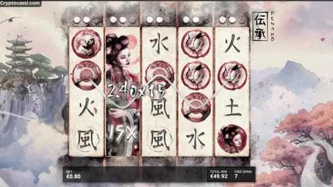 Densho Slot Huge Bonus Win