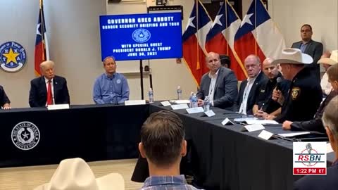 FULL VIDEO: Trump Visits US-Mexico Border At Weslaco, Texas For Security Briefing