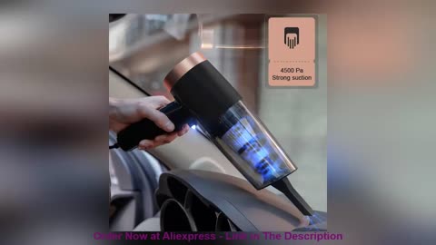 ✅ Wireless Car Vacuum Cleaner Household Vacuum Cleaner Mini Large Suction Wet and Dry Handheld Auto