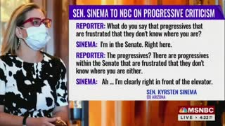 MSNBC Host Triggered by Senator Mocking Reporter